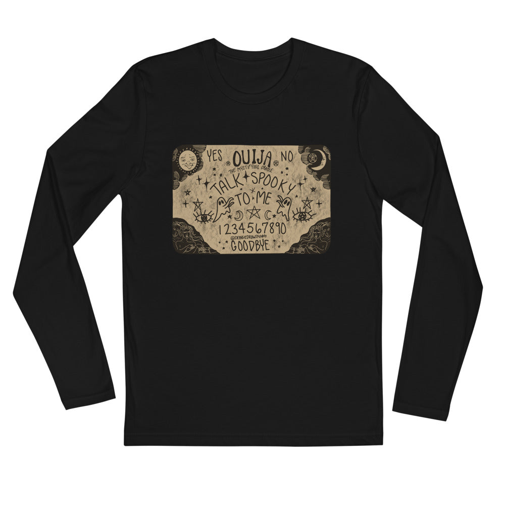 NEW! Talk Spooky To Me Spirit Ouija Long Sleeve Unisex Shirt