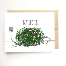 Load image into Gallery viewer, Nailed it™ Funny Christmas Card

