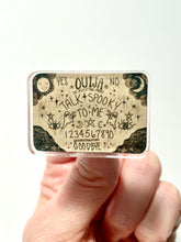 Load image into Gallery viewer, Ouija Talk Spooky To Me Pin - Occult Magickal Pin - Witch Accessories
