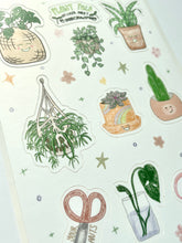 Load image into Gallery viewer, NEW! Plant Pals Sticker Sheet - Cute Cottagecore Plant stickers
